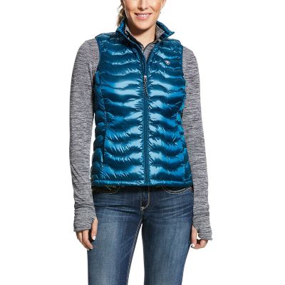 Ariat Ideal 3.0 - Winter Vest Blauw / Grijs Dames - 40136-062